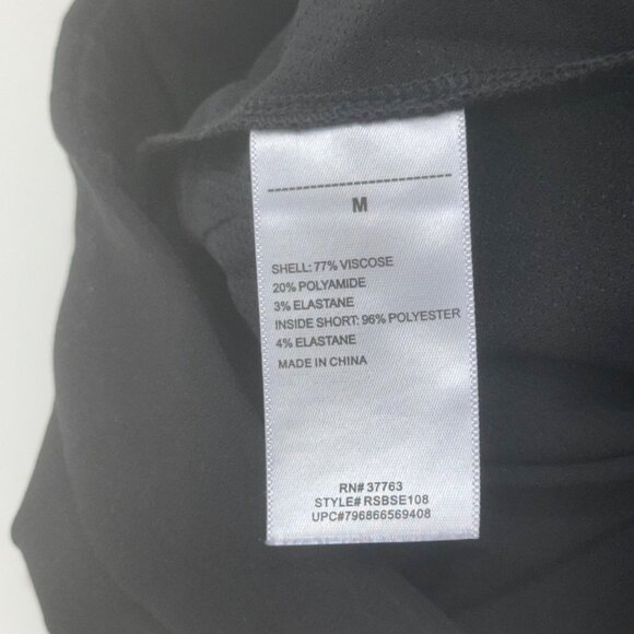 Rafaella Womens Black A Line Short Skort Size M Viscose Blend - Picture 4 of 8